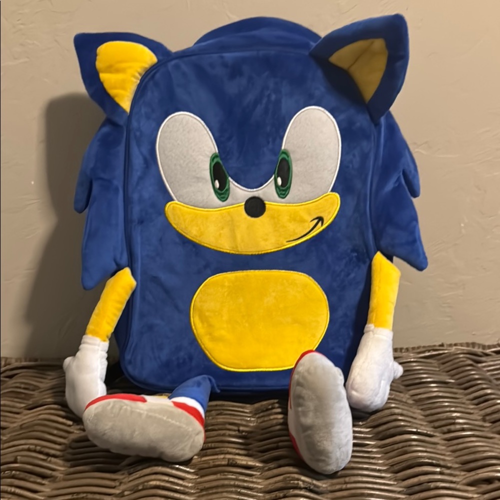 Sonic The Hedgehog Backpack NWOT